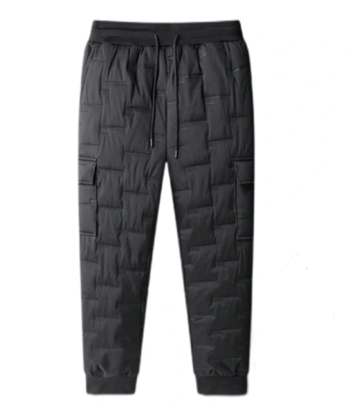 Men Winter Thicken Compound Cargo Pants,Unisex Outdoor Windproof Warm Sports Trousers 1