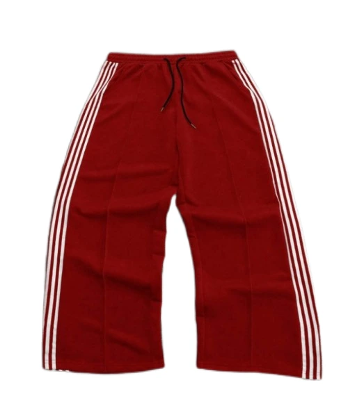 Men's Casual Versatile Contrast Color Stripe Drawstring Waist Sweatpants 1