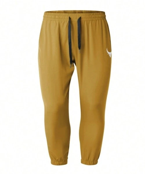 Boyfriend Style Men's Bull Head Print Drawstring Waist Jogger Pants 1