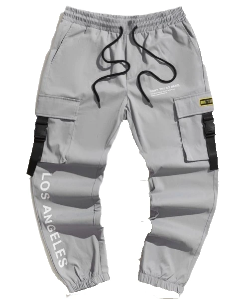 Hombres Joggers con cordón y hebilla en la cintura con bolsillo con solapa y detalle de parche con gráfico de eslogan, pantalones largos con letras Pantalones cargo con bloques de color urbano, para regalos de esposo y novio 1