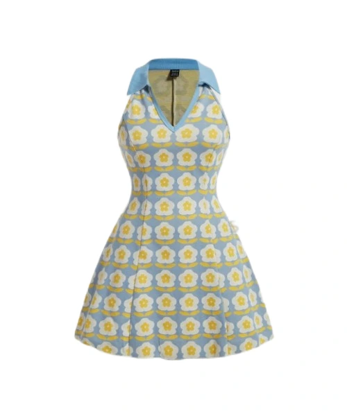 Vestido de mujer de punto vintage 1