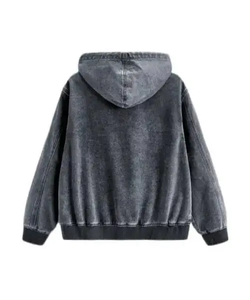 Denim Jacket Women Green - - DZX Apparel 6