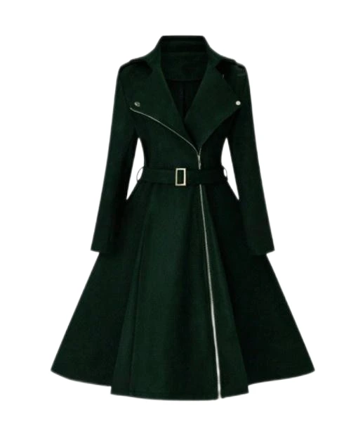 Solid Color Long Overcoat, Casual For AutumnWinter 1