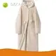 Fashion Long Fur Hooded Coat Womens Factory Price for Supermarket 1