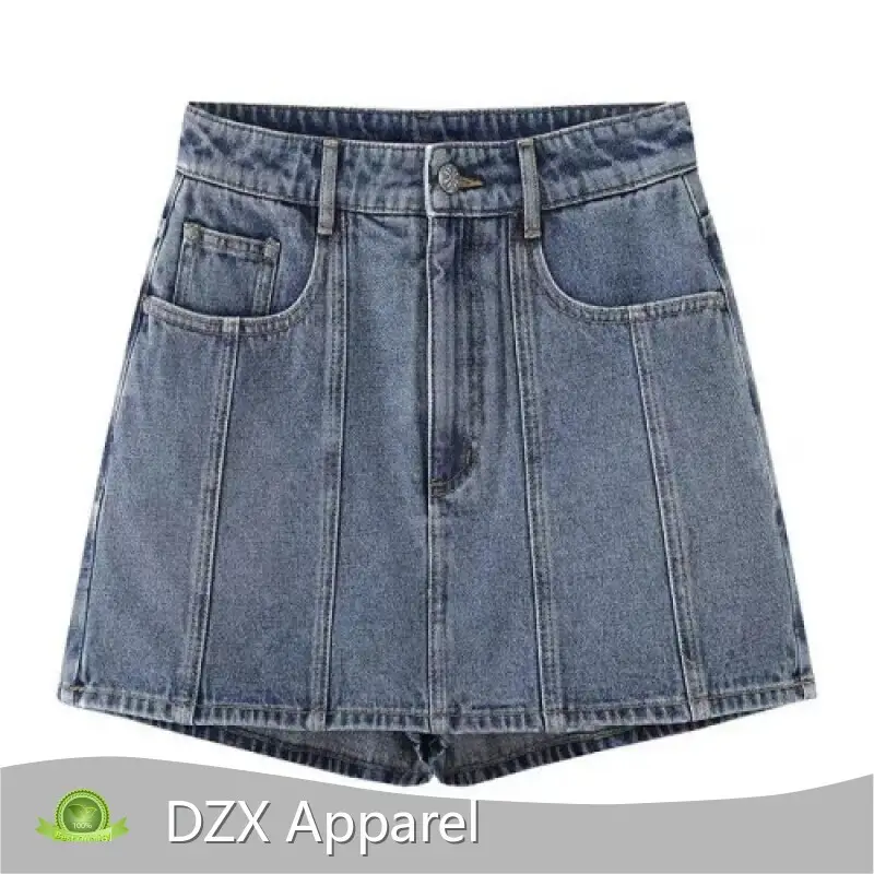 Best Price Denim Skirts for Ladies with Custom Services for Supermarket 1