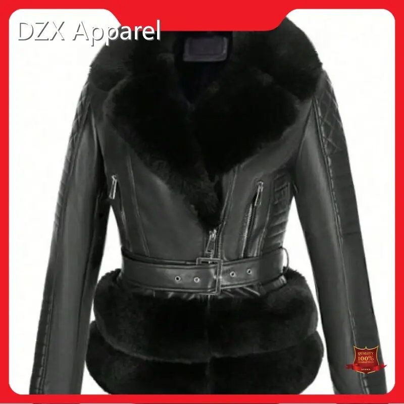 Womens Faux Leather Jacket Red Wholesale - DZX Apparel 1