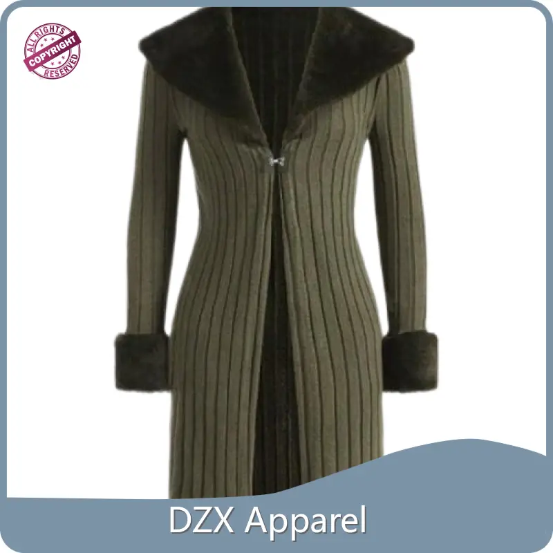 Ladies Long Waterproof Coats with Hood by DZX Apparel 1