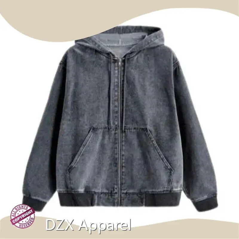 Denim Jacket Women Green - - DZX Apparel 1