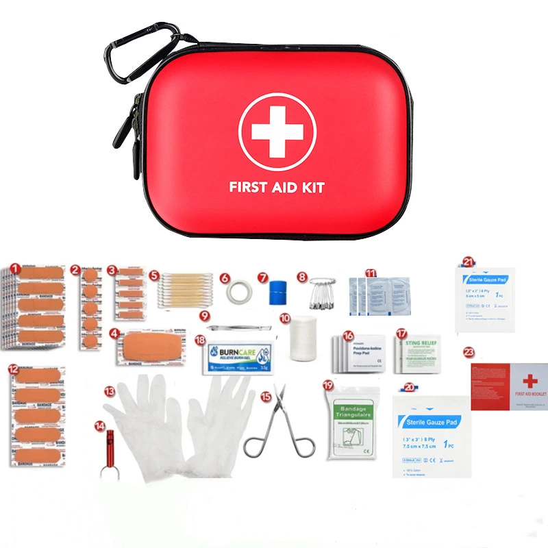 Eva Emergency First Aid Kit With Keychain For Fishing 1
