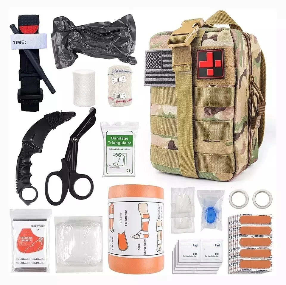 First Aid Kit Outdoor Camping Hiking 56 Piece 1