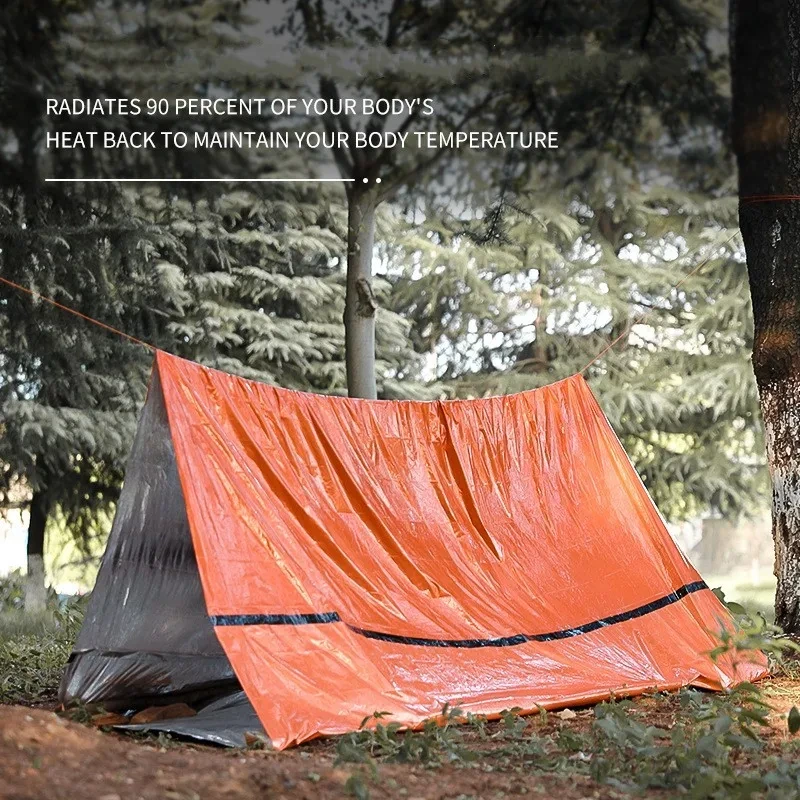 Tente de bivouac thermique ou camping en plein air 1