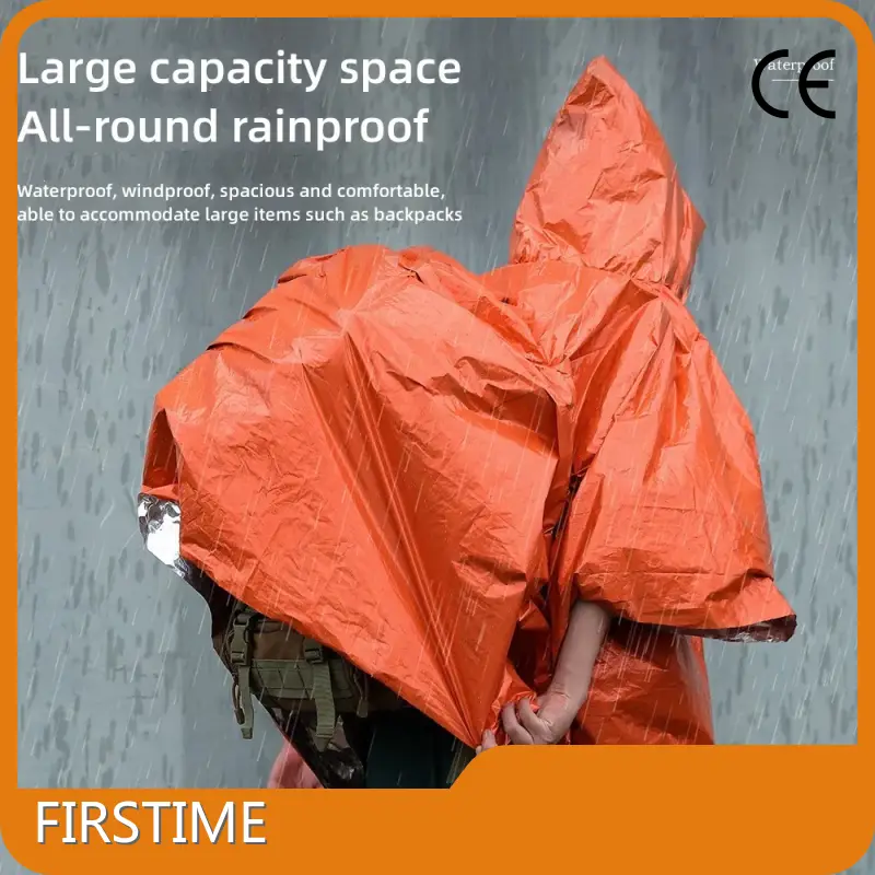 FIRSTIME Emergency Waterproof Poncho 1