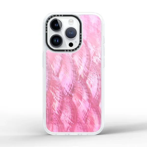 aikusu 3M Anti-Shock Gradient Color Mother of Pearl Phone Case TPU PC Phone Cases For iPhone 16 15 14 13 Pro Max 1