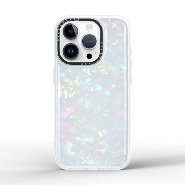 aikusu 3M Anti-impact Opal Shell Phone Case TPU PC Phone Cases For iPhone 16 15 14 13 Pro Max 1