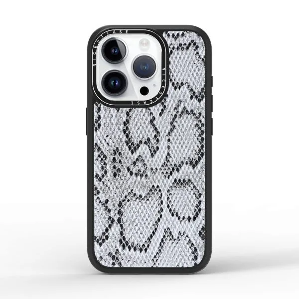 aikusu 3 メートル耐衝撃性ヘビ皮 Pu レザー電話ケース TPU PC 磁気電話カバー iPhone 16 15 14 13 プロマックス 1