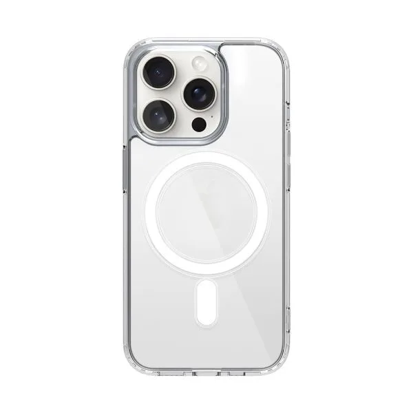 1.5m  Anti-Shock TPU PC Clear Magnetic Phone Cases For iPhone 16 15 14 13 12 11 Pro Max 1
