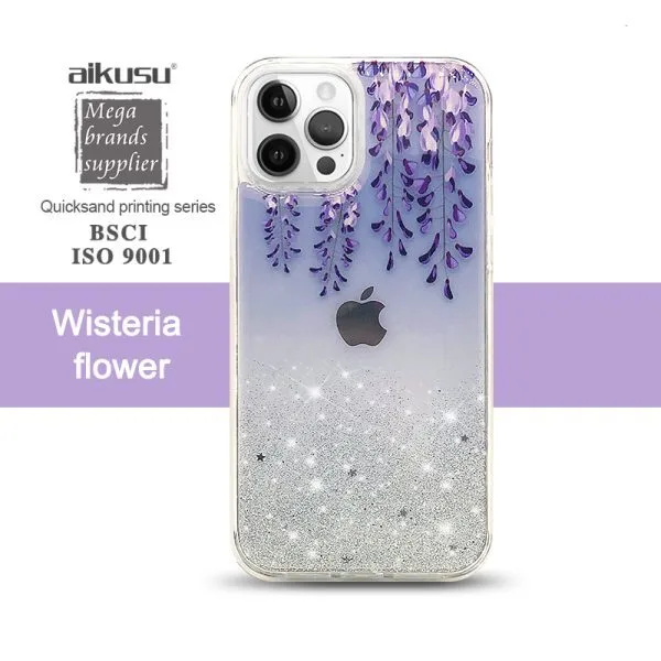 1.5m  Drop Protection UV Printing Phone Case TPU PC Glitter Phone Cases For iPhone 16 15 14 13 12 Pro Max 1