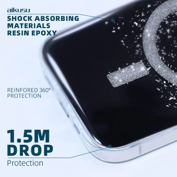 Best Quality Glitter Phone Case - - Aikusu-1 2