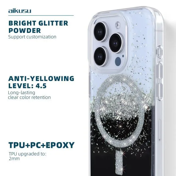 Best Quality Glitter Phone Case - - Aikusu-1 3