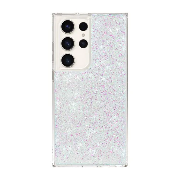 삼성 S22Ultra S23Ultra S24Ultra용 1.5m 충격 방지 맞춤형 반짝이 전화 케이스 1