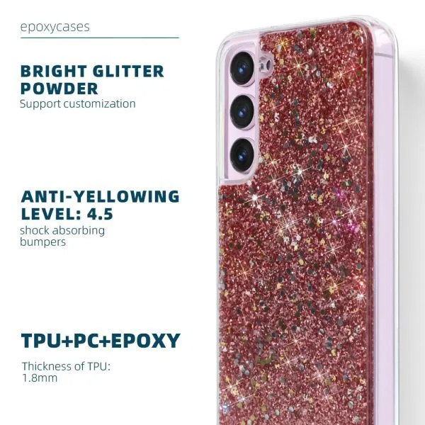 Customize Glitter Phone Case - - Aikusu 3