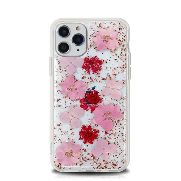 1.5m 減震 TPU PC 天然花樹脂環氧手機殼 適用於 iPhone 16 15 14 13 12 11 Pro Max 1