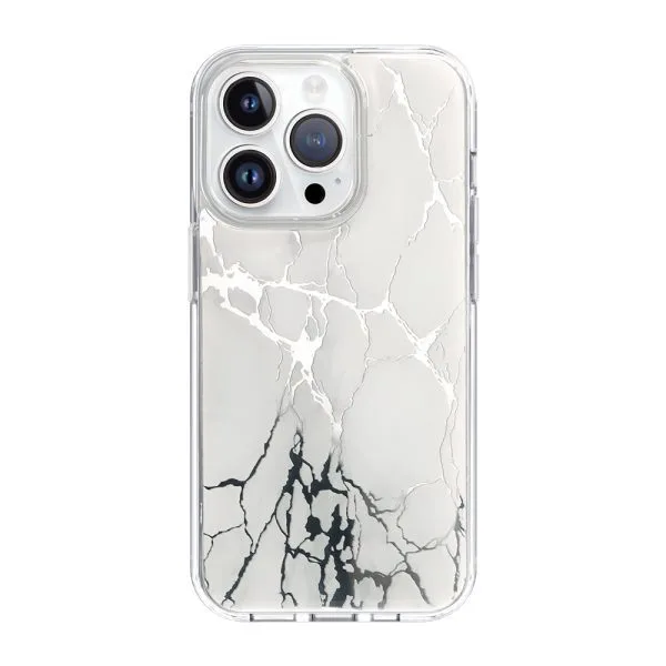 1.5m 防震大理石鏡面手機殼 TPU PC UV 印花手機殼適用於 iPhone 16 15 14 13 12 Pro Max 1