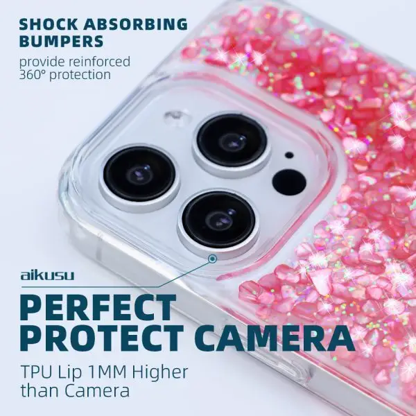 Custom Glitter Phone Case 10pc Per Style Per Model | Aikusu 4