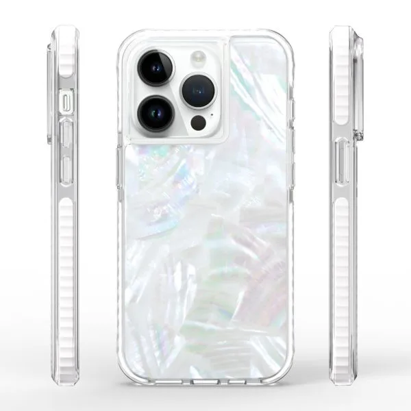 aikusu 5M Anti-Shock TPU Madreperla Custodie in resina epossidica per telefoni per iPhone 16 15 14 13 12 Pro Max 1