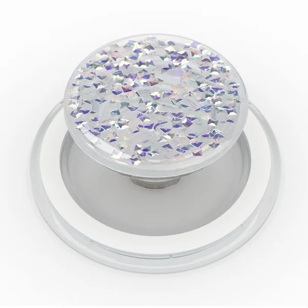 aikusu Design Universal Desk Glitter Clear Magnetic Mobile Phone Grip 1
