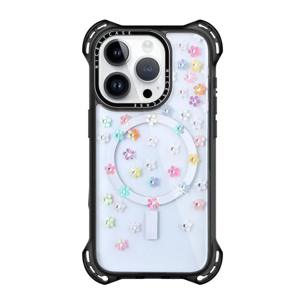 aikusu 7.5M Anti-Shock Diamond TPU PC Magnetic Phone Cases For iPhone 16 15 14 13 Pro Max 1