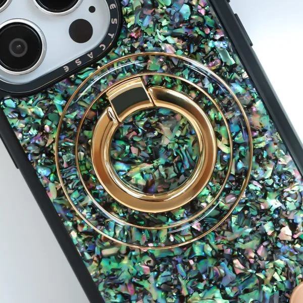 aikusu-anillo magnético personalizado para teléfono móvil, agarre de anillo con imán de perla de rotación de 360 ​​grados, soporte para teléfono 1