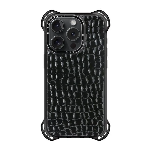 aikusu 7.5M Anti-Shock PU Leather Phone cover TPU PC Crocodile Pattern Phone Cases For iPhone 16 15 14 13 Pro Max 1