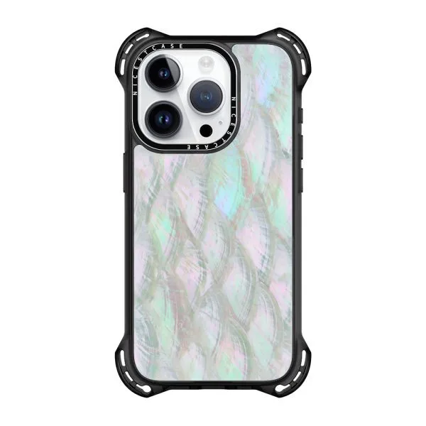 aikusu 7.5M Shockproof Mother Of Pearl Original Color Phone Cases For iPhone 16 15 14 13 Pro Max 1