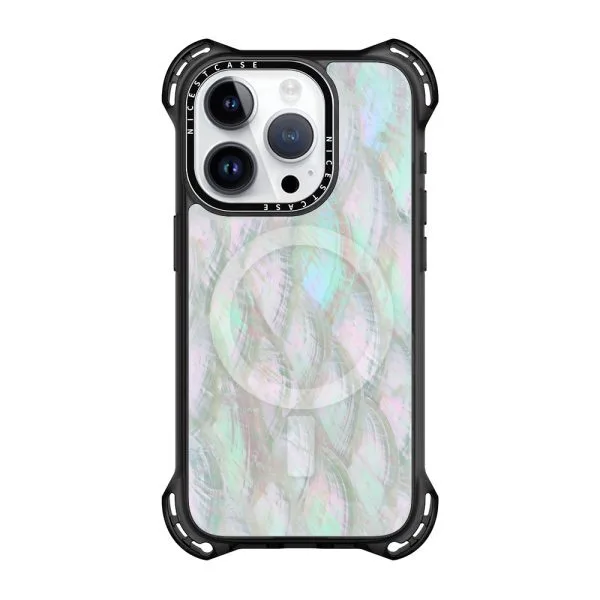 aikusu 7.5M Shockproof Mother Of Pearl Original Color Magnetic Phone Cases For iPhone 16 15 14 13 Pro Max 1