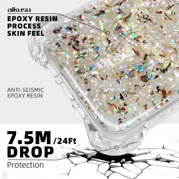 Wholesale Liquid Glitter Phone Case OPP Bag/Paper Box | Aikusu 7