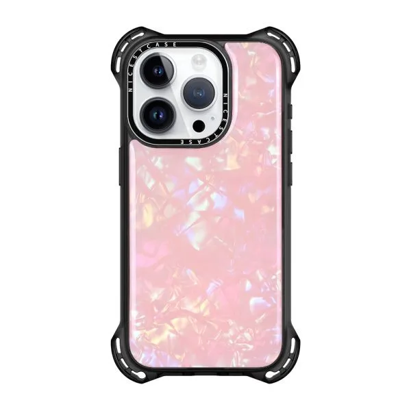 aikusu 7.5 メートル耐衝撃性オパールマザーオブパールエポキシ技術電話ケース iphone 16 15 14 13 プロマックス 1