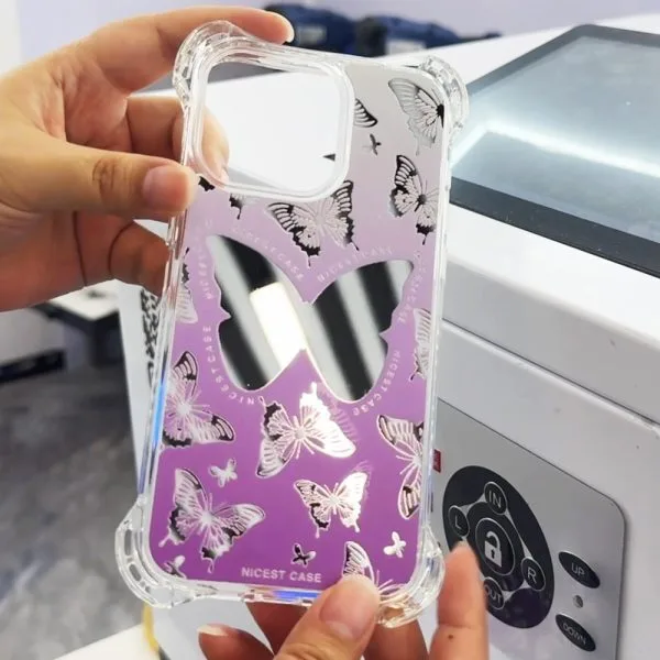 aikusu 7.5M Anti-Shock UV Printing PVC Plate Butterfly Printable Phone Case For iPhone 16 15 14 13 Pro Max 1