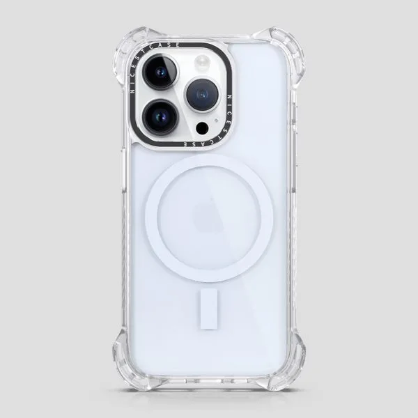 aikusu-funda de teléfono transparente personalizada, antigolpes, 7,5 M, transparente, magnética, TPU, para iPhone 16, 15, 14, 13 Pro Max 1