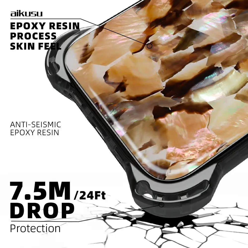 High-Quality Glitter Liquid Phone Cover | Aikusu 5