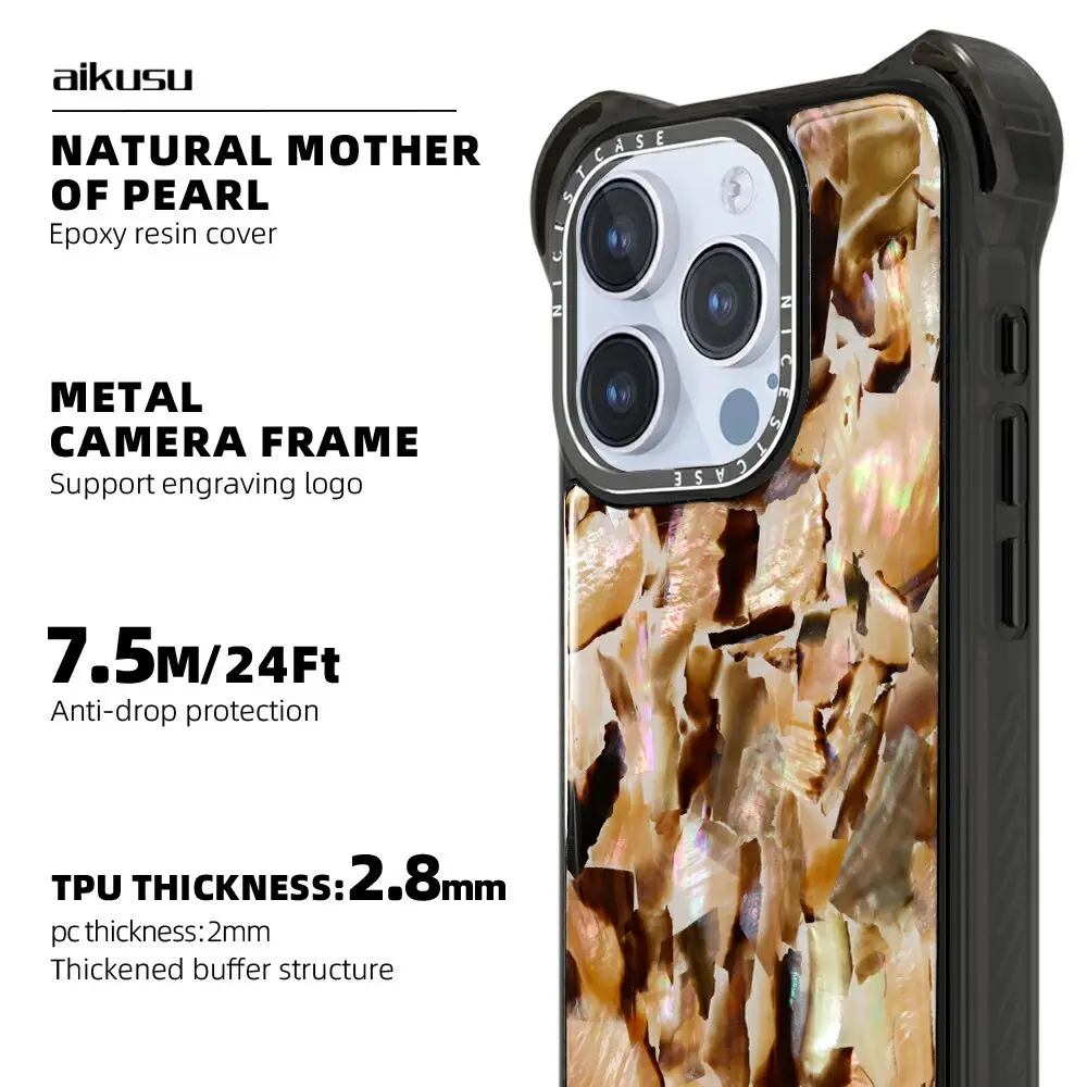 High-Quality Glitter Liquid Phone Cover | Aikusu 6