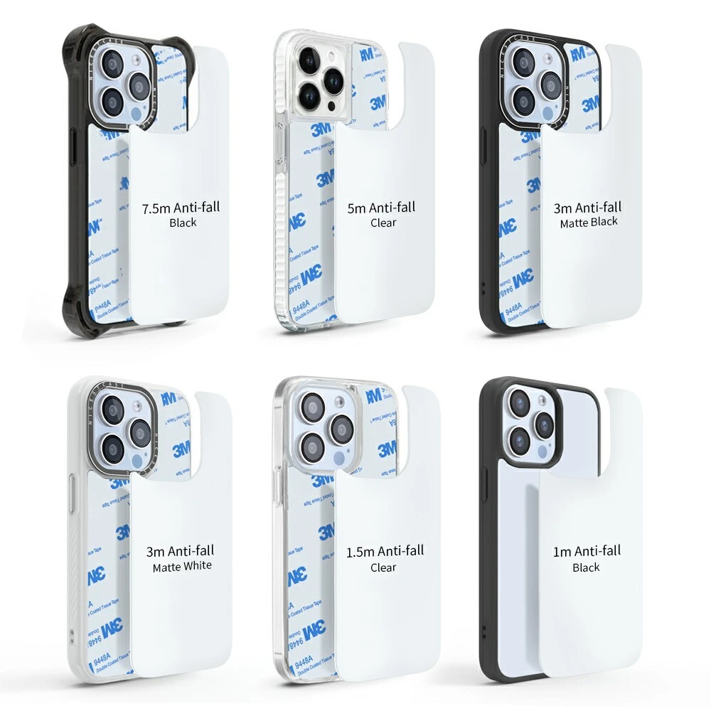 Multicolored - selectable 3M drop proof anti customization for blank UV printing phone case DIY ODM OEM provider aikusu 1