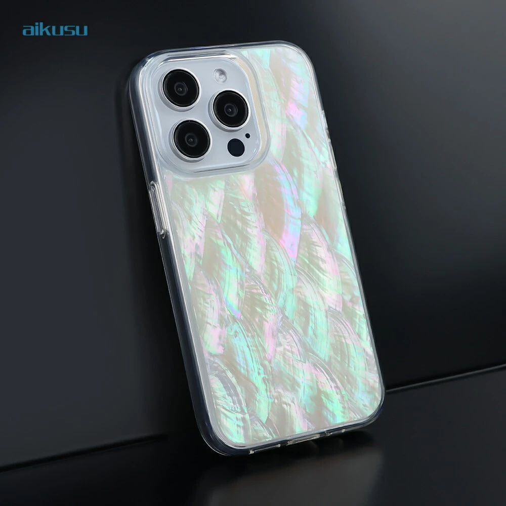 Étui de téléphone en nacre anti-choc de 1,5 M délicatement conçu, fabricant personnalisé aikusu 1
