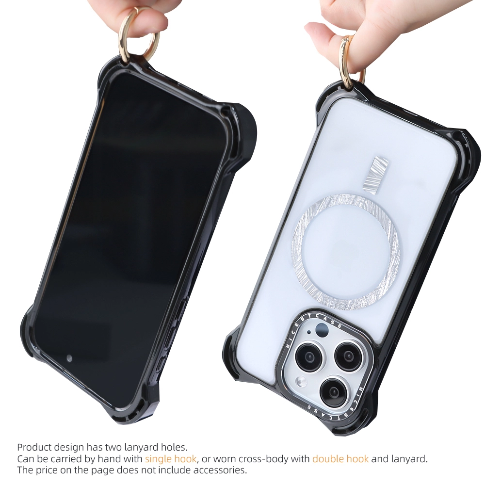 aikusu 7.5m drop-proof/anti shock transparent magnetic phone case E244 1