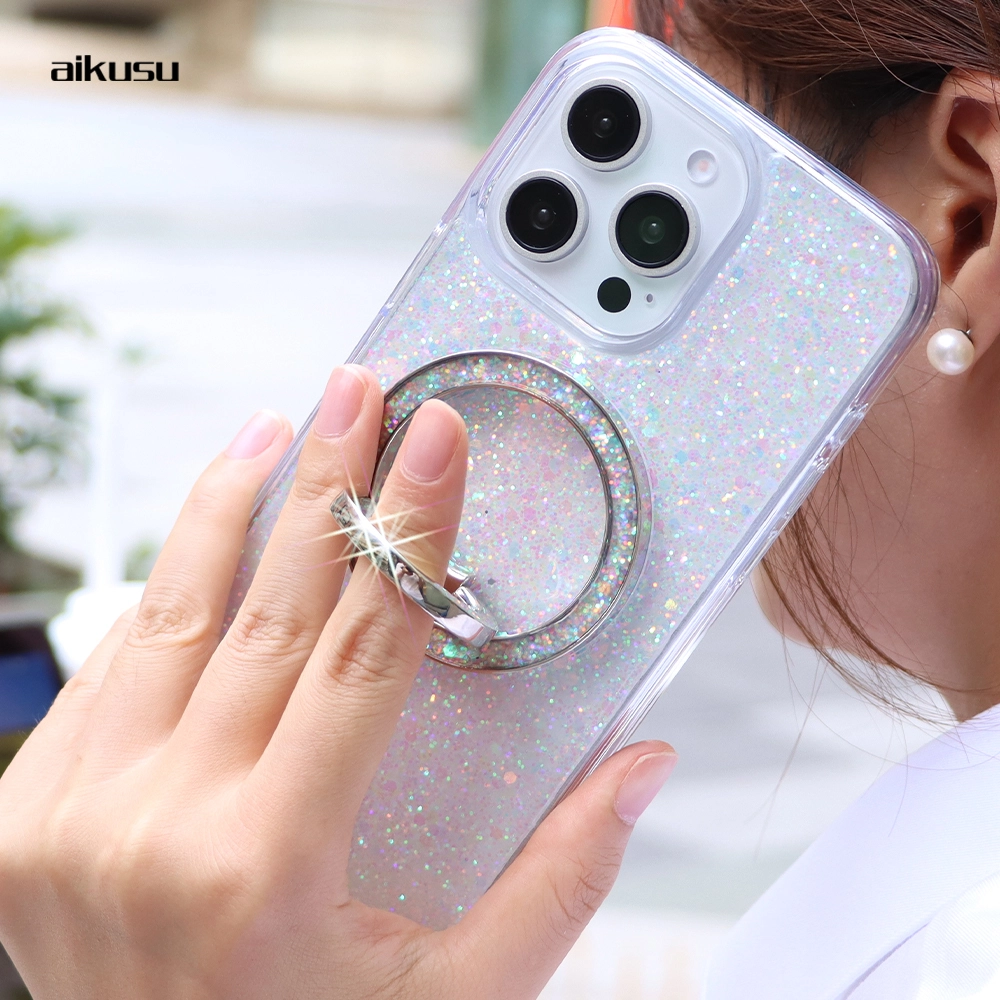 aikusu Glitter Magnetic Phone Stand W111 1
