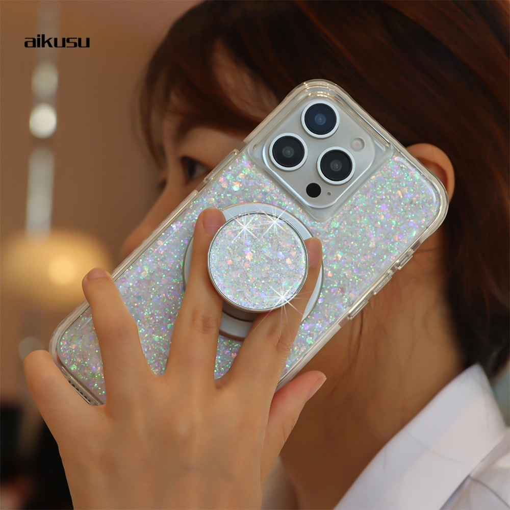 aikusu Glitter airbag agarre para teléfono K130 1