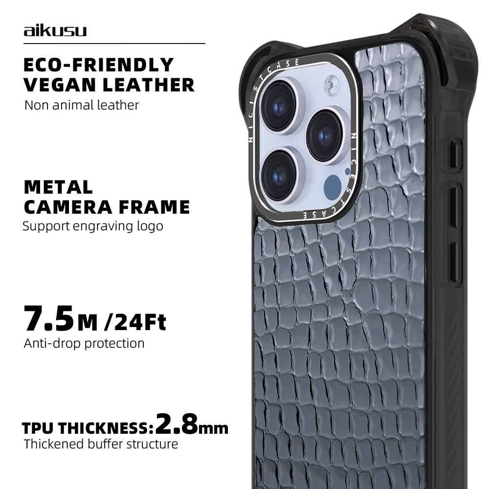 Customize Leather Phone Case EXW Wholesale - Aikusu 6