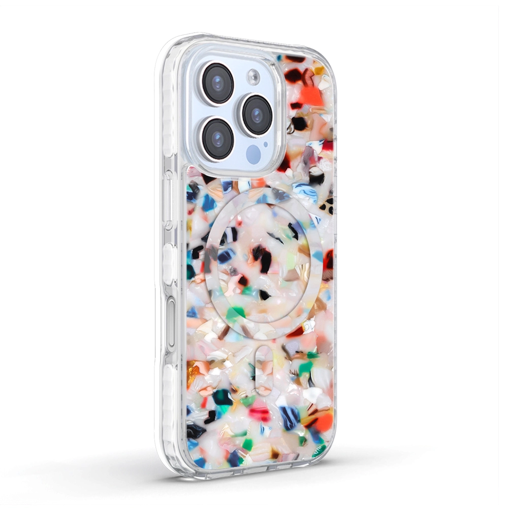 5M 안티 충격 무지개 색종이 거북이 쉘 전화 케이스 iPhone 케이스 ODM/OEM 제조 Aikusu 1