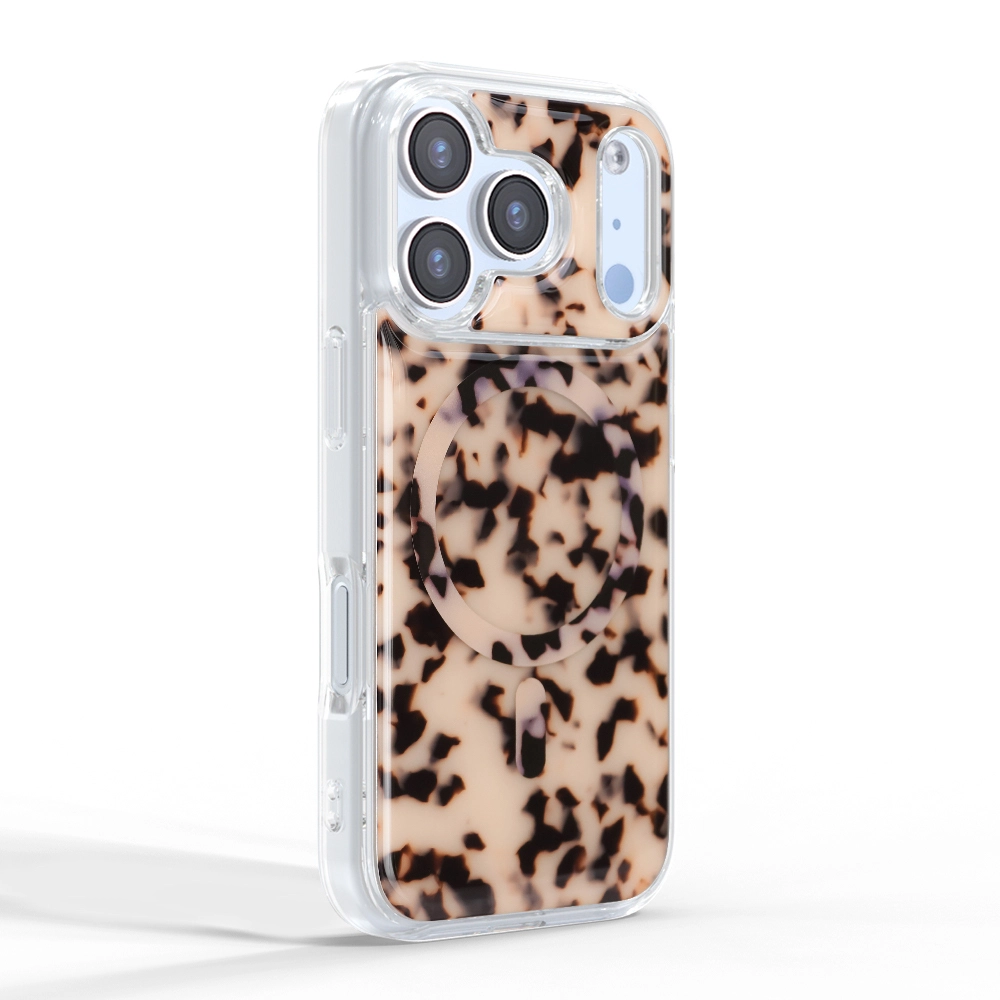 Stylish 1.5M Anti Shock Blonde Tortoise Shell Phone Case ODM/OEM Factory aikusu-for iphone 17 1