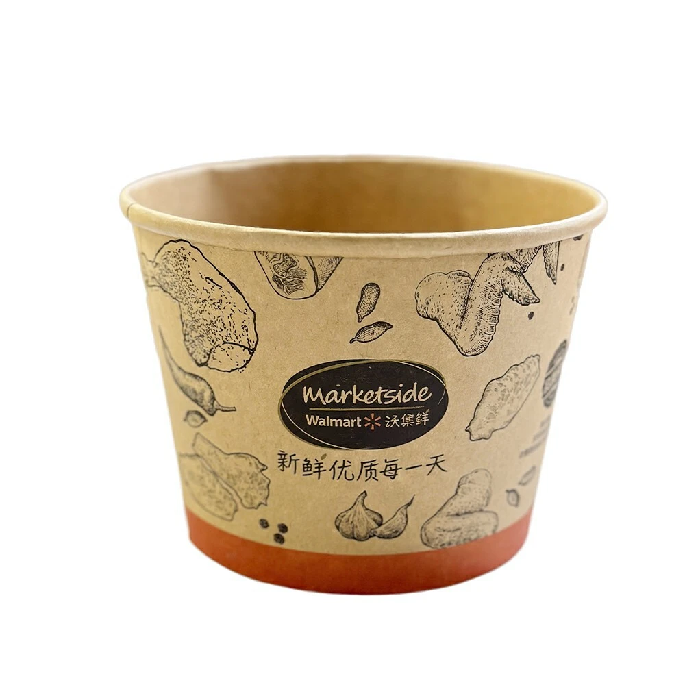 Paper Bucket for Fried Chicken 1 Piece - - Leabonpack 7